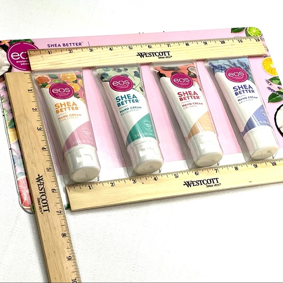EOS Natural Shea Butter 24Hr Hydration Moisturizing Hand Creams 4PK 4 Fragrances - Picture 15 of 15